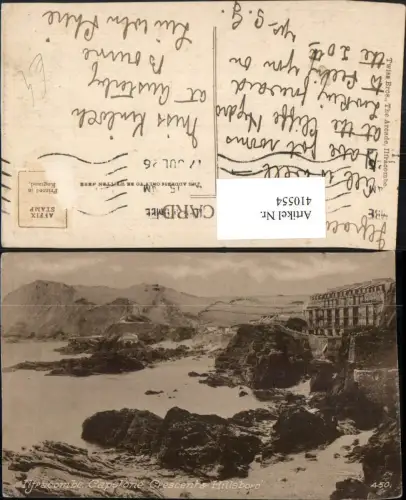 410554,England Ilfracombe Capstone Cresent and Hillsboro Küste