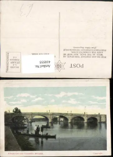 410555,England Kingston-on-Thames Bridge Brücke