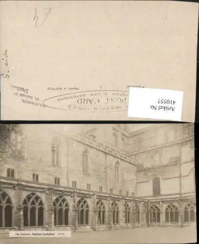 410557,England Durham Cathedral Cloisters Kloster Arkaden