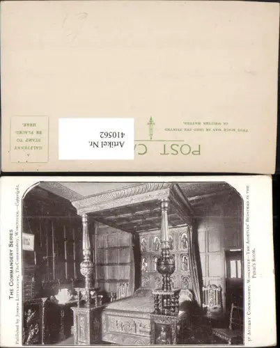 410562,England Worcester Antient Commandery Apostles Bedstead in the Priors Room Bett