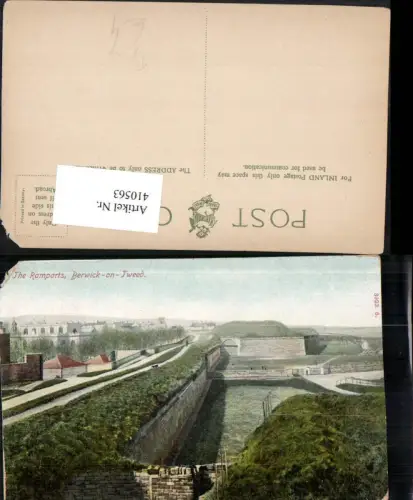 410563,England Berwick-on-Tweed Ramparts Mauer