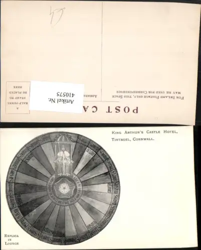 410575,England Cornwall Tintagel King Arthurs Castle Hotel Replica in Lounge