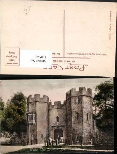 410576,England Wells Drawbridge Zugbrücke Brücke