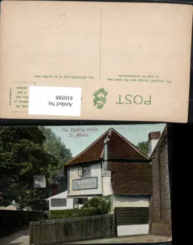 410588,England St. Albans Fighting Cocks Haus