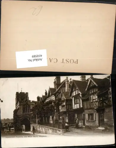 410589,England Warwick Leicesters Hospital and West Gate Tor