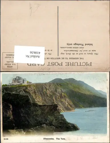 410636,England Ilfracombe The Tors Küste