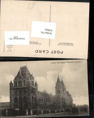 410661,England London South Kensington Museum Gebäude