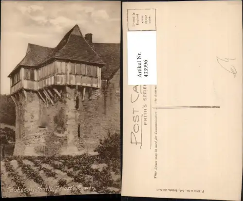 433996,England Stokesay Castle Priests Tower Turm