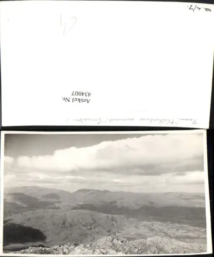 434007,Fotokarte England From Wetherlam summit Coniston Bergkulisse
