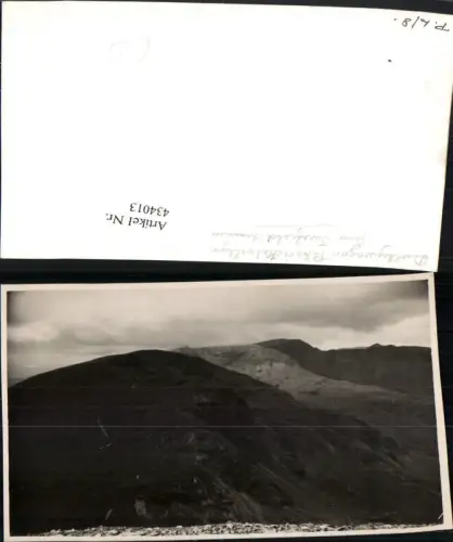 434013,Fotokarte England Dollywagon Pike and Helvellyn from Fairfield Grasmere Bergkulisse