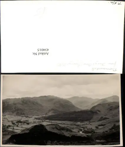 434015,Fotokarte England Borrowdale from Kings How Grange Fell Bergkulisse