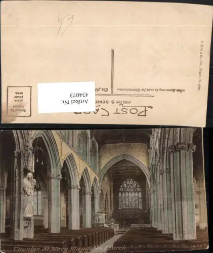 434073,England Taunton St. Mary Magdalen Church Kirche Innenansicht