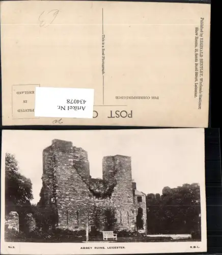 434078,England Leicester Abbey Ruins Ruine