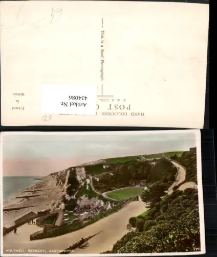 434086,England Eastbourne Holywell Retreat Strand Küste