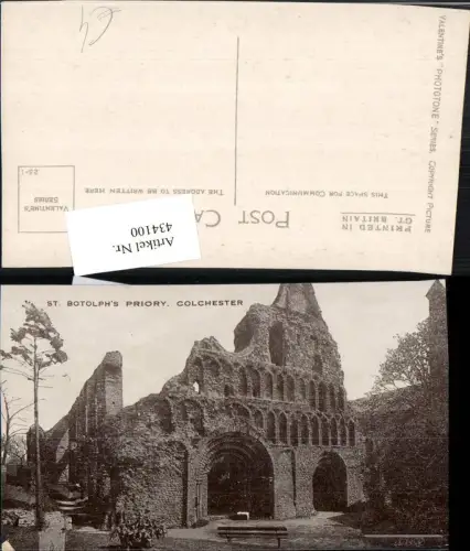434100,England Colchester St. Botolphs Priory Ruine