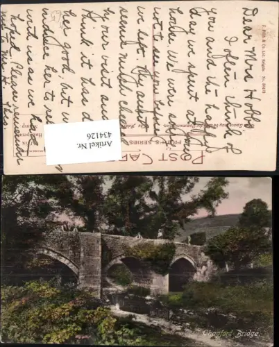 434126,England Chagford Bridge Brücke