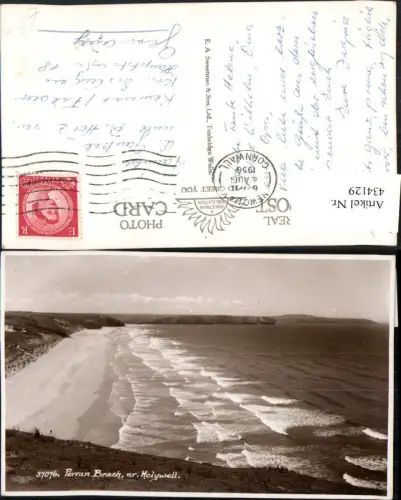 434129,England Perran Beach ner Holywell Strand