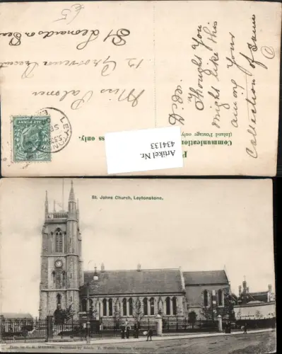 434133,England Leytonstone St. Johns Church Kirche