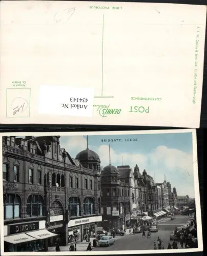 434143,England Leeds Briggate Straßenansicht Geschäfte