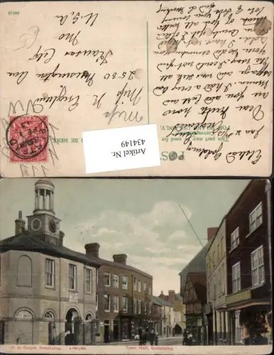 434149,England Godalming Town Hall Rathaus Straßenansicht