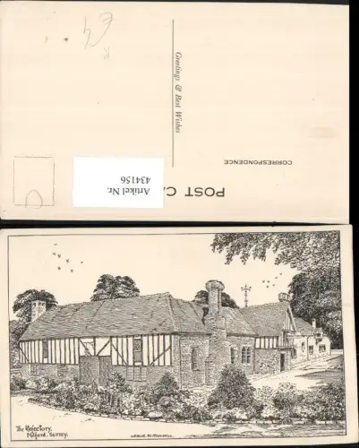 434156,Künstler AK Leslie W. Rowsell England Surrey Refectory Milford Haus