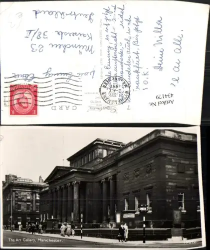 434179,England Manchester Art Gallery Gebäude