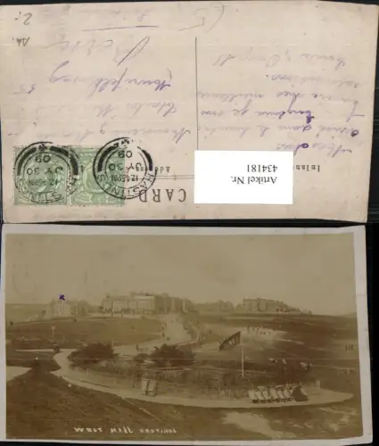 434181,England Hastings West Hill Teilansicht