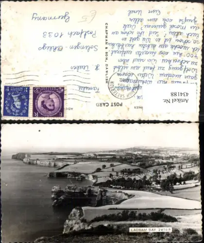 434188,England Ladram Bay Landschaft Küste Klippe