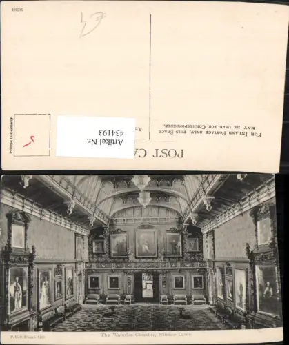 434193,England Windsor Castle Waterloo Chamber Innenansicht