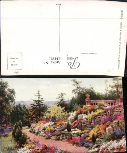 434195,Künstler AK England Bromley Rock Garden Garten