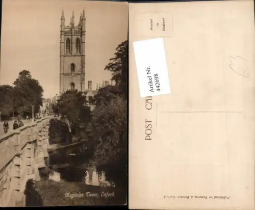 442698,England Oxford Magdalen Tower Turm Brücke
