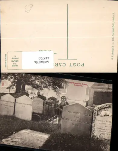 442720,England Grasmere Wordworth Grave Grab Friedhof