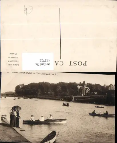 442722,England Isle of Wight Ryde Canoe Lake See Boote