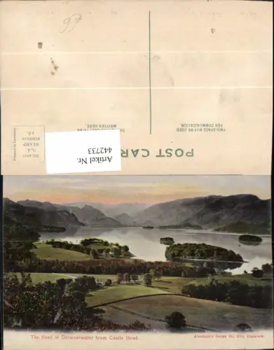 442733,England Head of Derwentwater from Castle Head See Bergkulisse