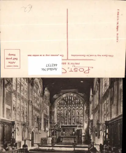 442737,England Stratford-on-Avon Trinity Church Chancel Kirche Innenansicht