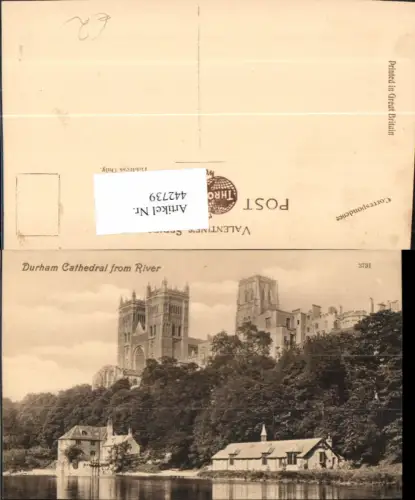 442739,England Durham Cathedral from River Kirche