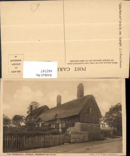 442747,England Stratford-on-Avon Ann Hathaways Cottage Haus