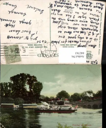 442763,England London Sonning on Thames Fluss Boot