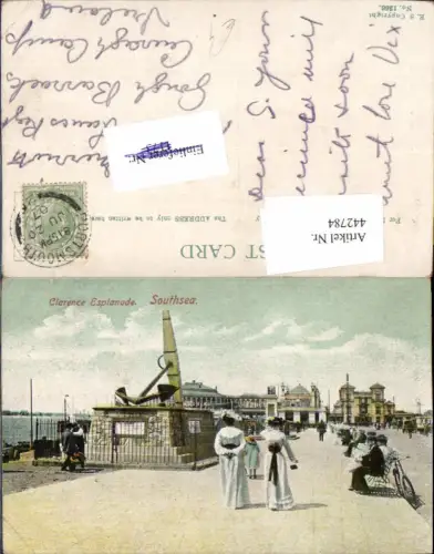 442784,England Southsea Clarence Esplanade Monument