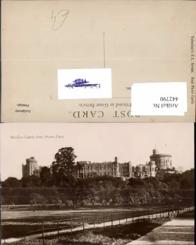 442790,England Windsor Castle from Home Park Schloss