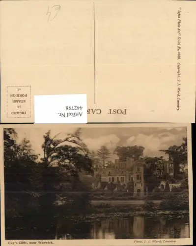 442798,England Warwick Guys Cliffe Schloss