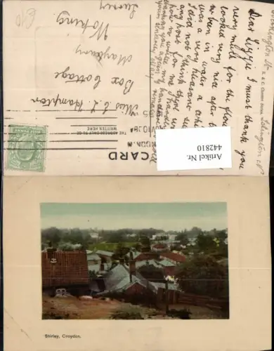 442810,England Croydon Shirley Teilansicht