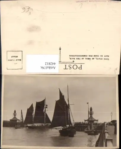 442812,England Lowestoft Hafen Segelboote pub Foto Jenkind