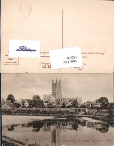 442860,England Glucester Cathedral from the Pool Kirche