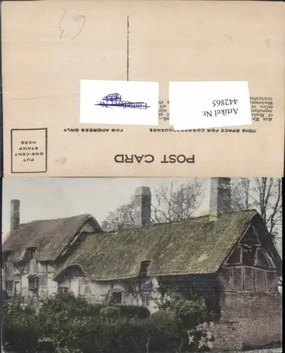 442865,England Stratford-on-Avon Ann Hathaways Cottage Haus