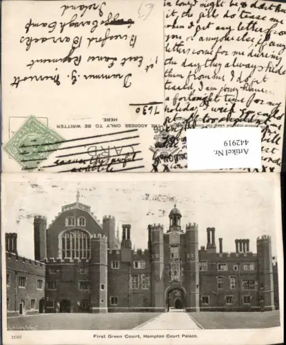442919,England Hampton Court Palace First Green Court Schloss Hof