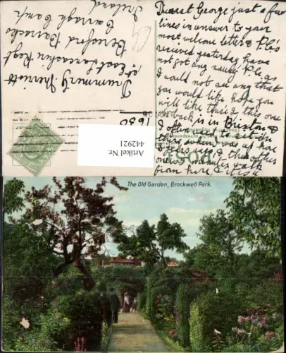 442921,England Brockwell Park Old Garden Garten
