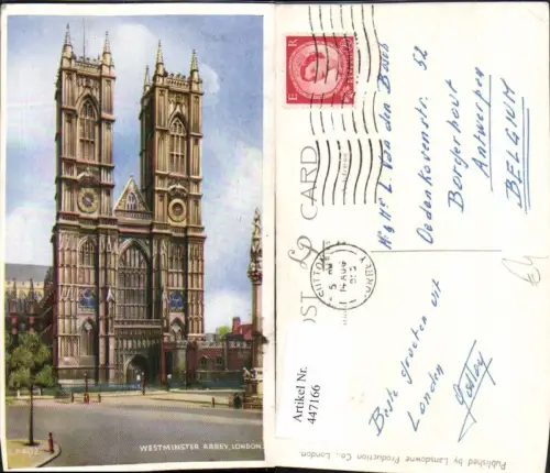 447166,England London Westminster Abbey Kirche