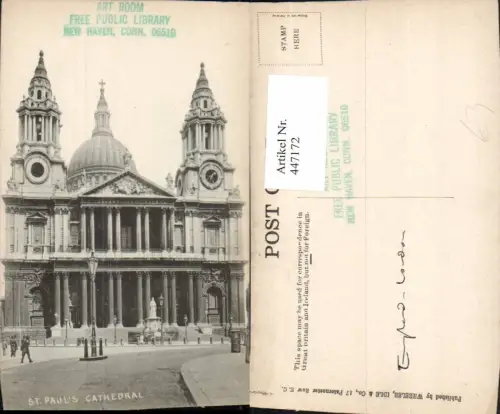 447172,England London St. Pauls Cathedral Kirche