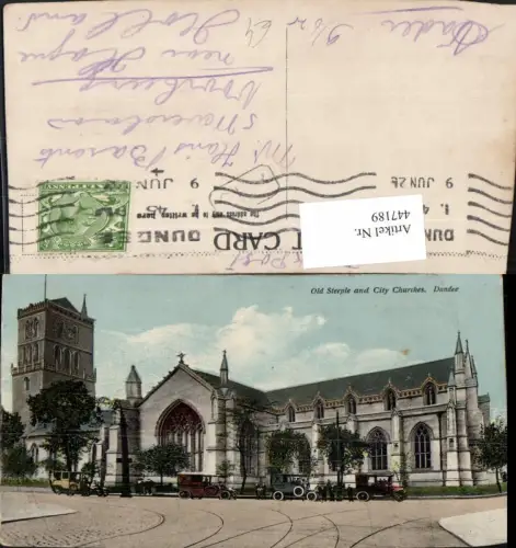 447189,England Dundee Old Steeple and City Churches Kirche